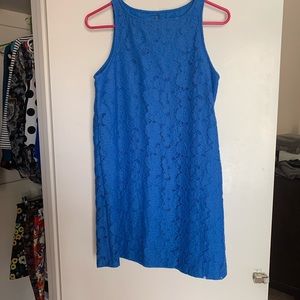 BB Dakota Blue Lace Aline dress